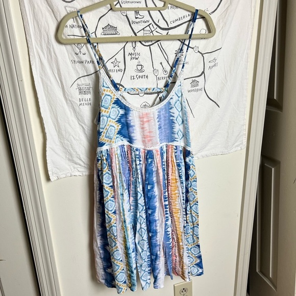 Anthropologie RAGA Flamingo Beach Tie Dye Short Dress Small - Picture 6 of 9